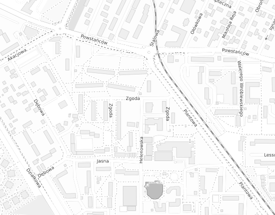 Mapa z adresem organizacji