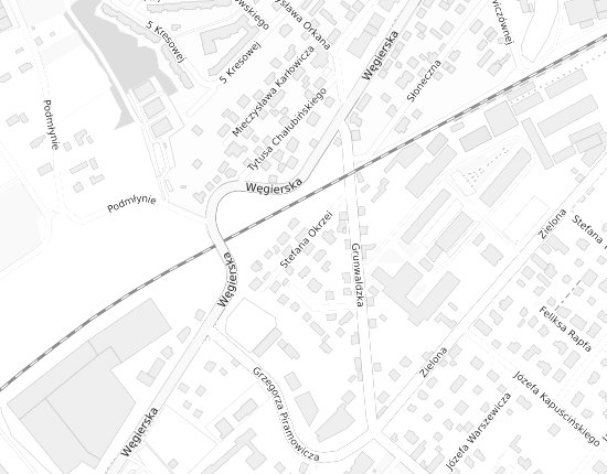Mapa z adresem organizacji