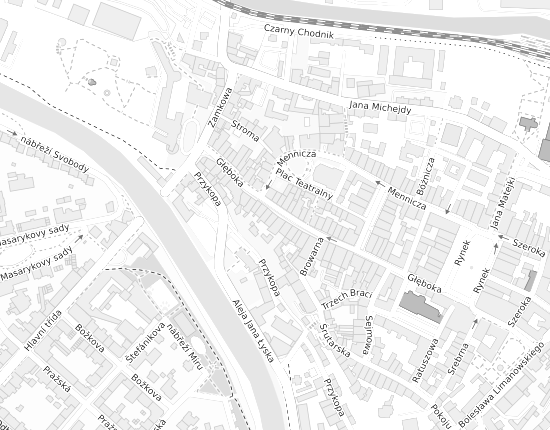 Mapa z adresem organizacji