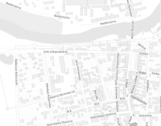 Mapa z adresem organizacji