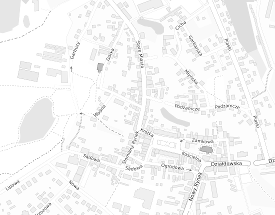 Mapa z adresem organizacji
