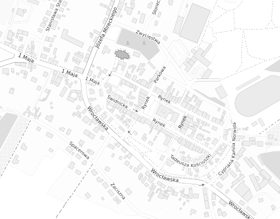 Mapa z adresem organizacji