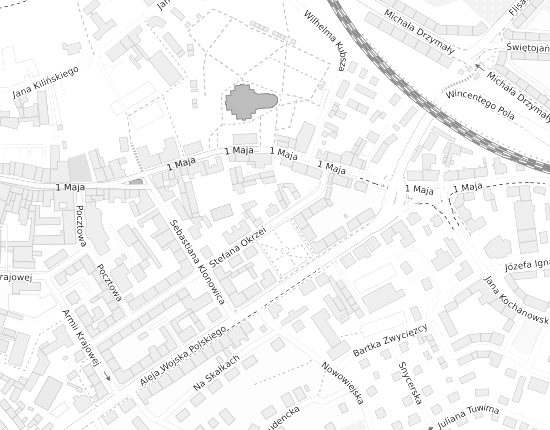 Mapa z adresem organizacji