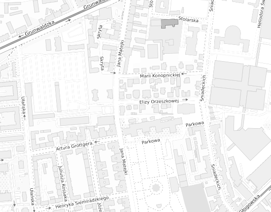 Mapa z adresem organizacji
