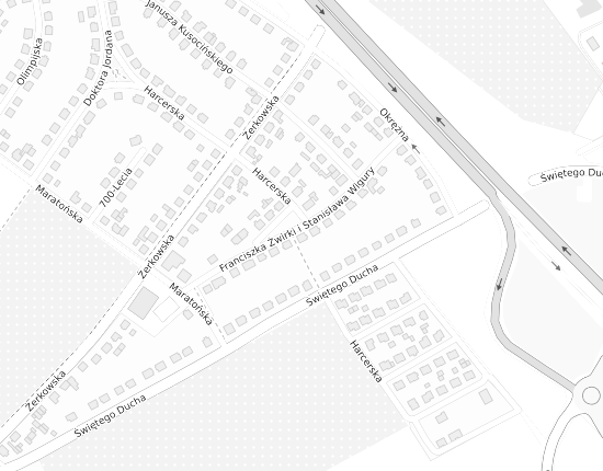 Mapa z adresem organizacji