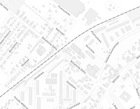 Mapa z adresem organizacji