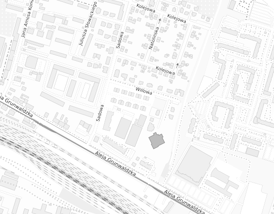 Mapa z adresem organizacji