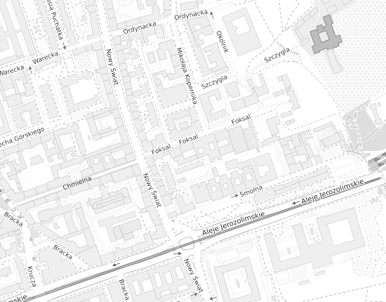 Mapa z adresem organizacji
