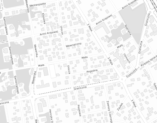 Mapa z adresem organizacji
