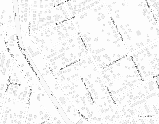 Mapa z adresem organizacji