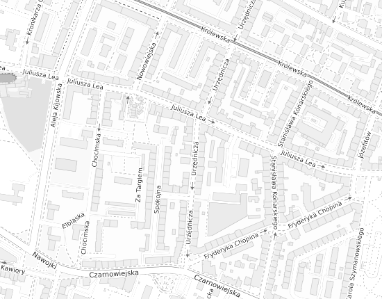 Mapa z adresem organizacji