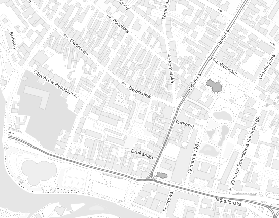 Mapa z adresem organizacji