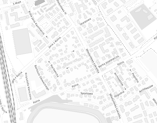 Mapa z adresem organizacji