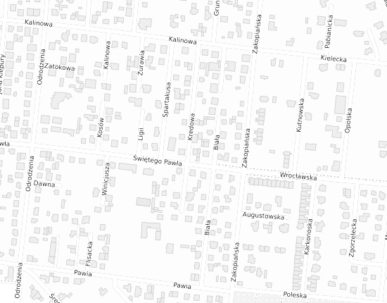 Mapa z adresem organizacji