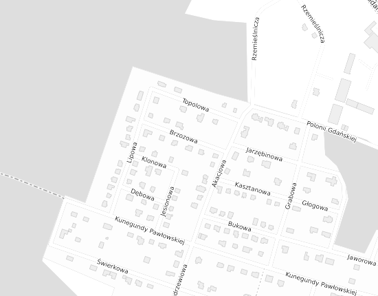 Mapa z adresem organizacji