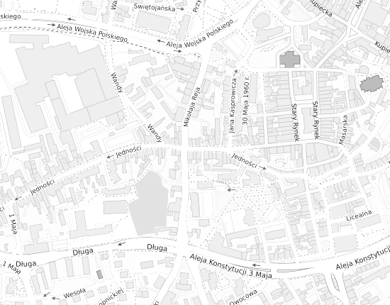 Mapa z adresem organizacji