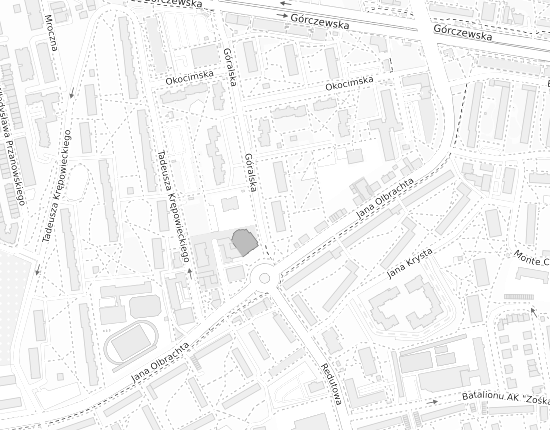 Mapa z adresem organizacji