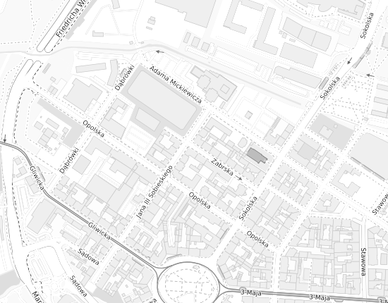 Mapa z adresem organizacji