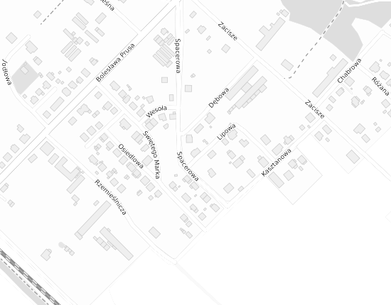 Mapa z adresem organizacji