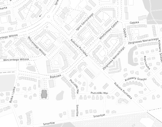 Mapa z adresem organizacji