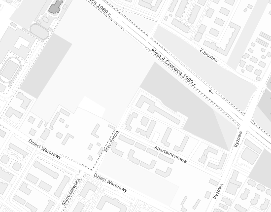 Mapa z adresem organizacji