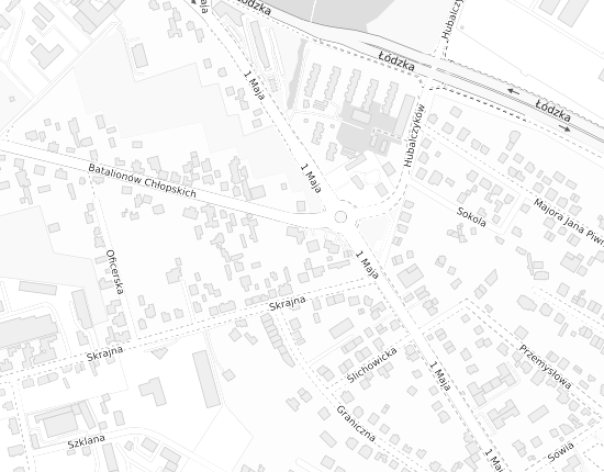 Mapa z adresem organizacji