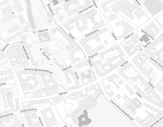 Mapa z adresem organizacji