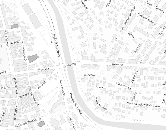 Mapa z adresem organizacji