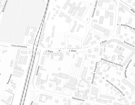Mapa z adresem organizacji