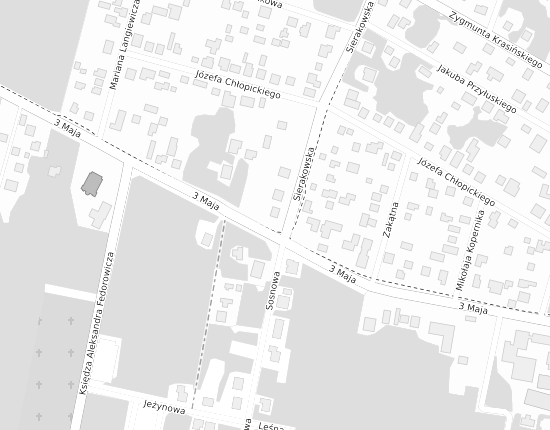 Mapa z adresem organizacji