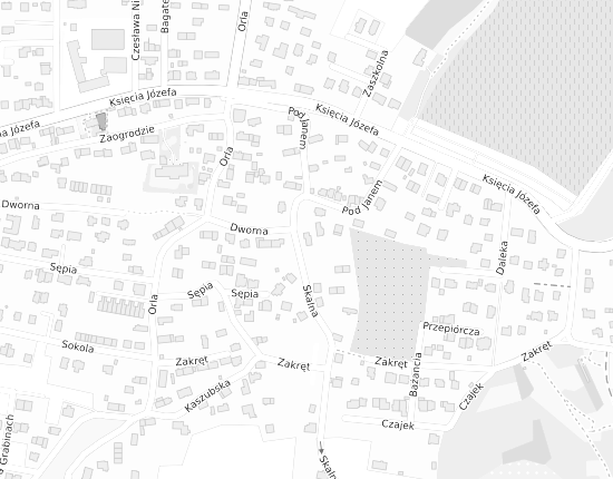 Mapa z adresem organizacji