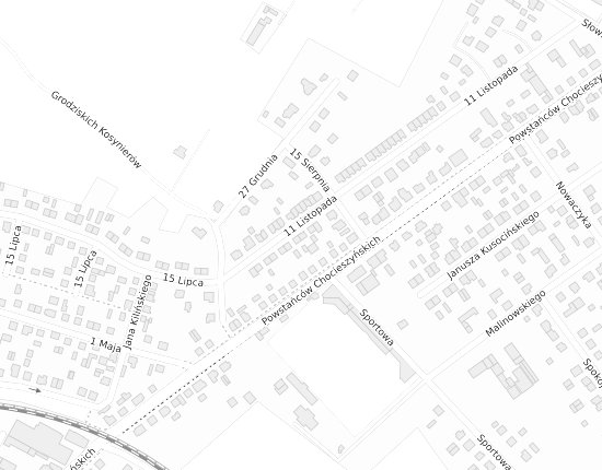 Mapa z adresem organizacji
