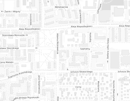 Mapa z adresem organizacji