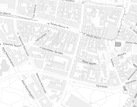 Mapa z adresem organizacji