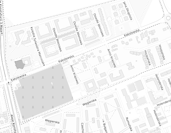 Mapa z adresem organizacji