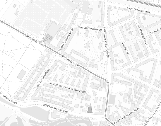 Mapa z adresem organizacji
