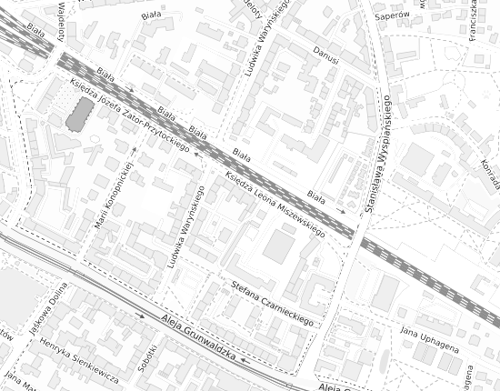 Mapa z adresem organizacji