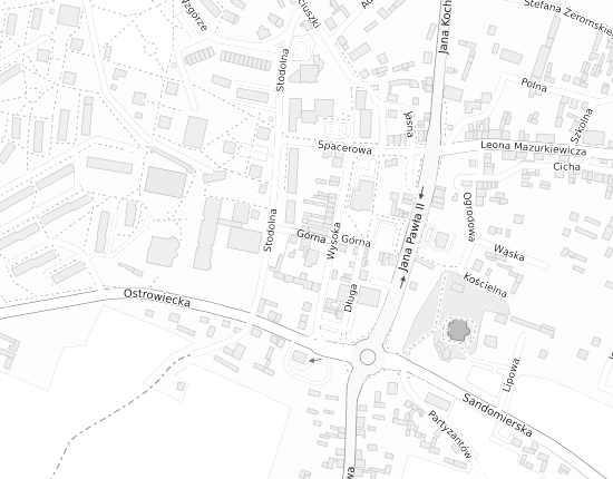 Mapa z adresem organizacji