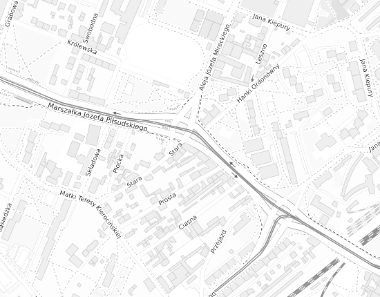 Mapa z adresem organizacji