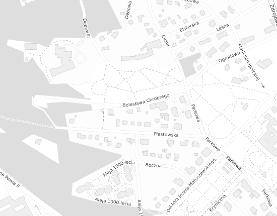 Mapa z adresem organizacji