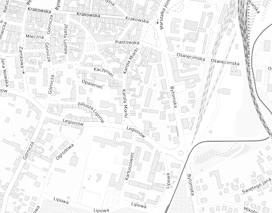 Mapa z adresem organizacji