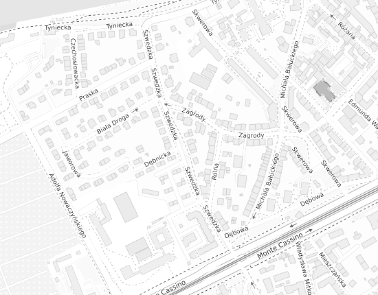 Mapa z adresem organizacji