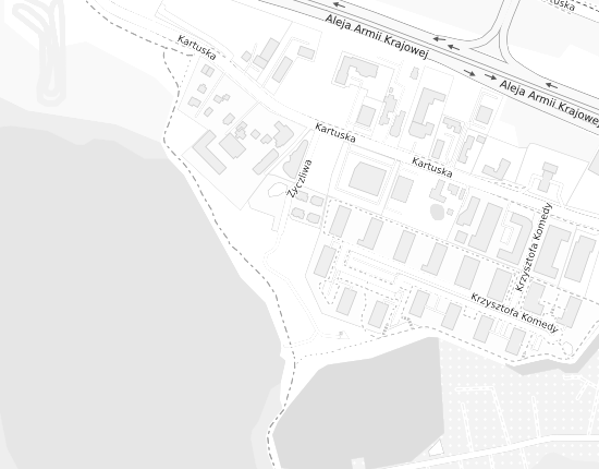 Mapa z adresem organizacji