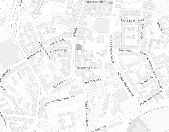 Mapa z adresem organizacji