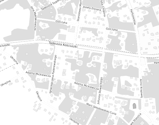 Mapa z adresem organizacji