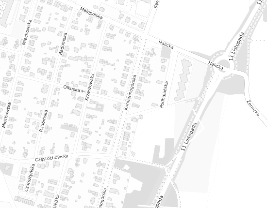 Mapa z adresem organizacji