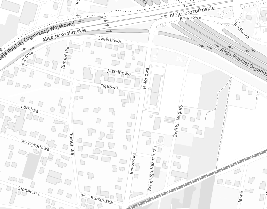 Mapa z adresem organizacji
