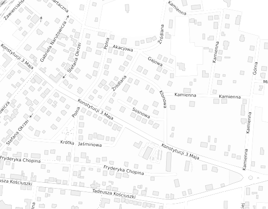 Mapa z adresem organizacji