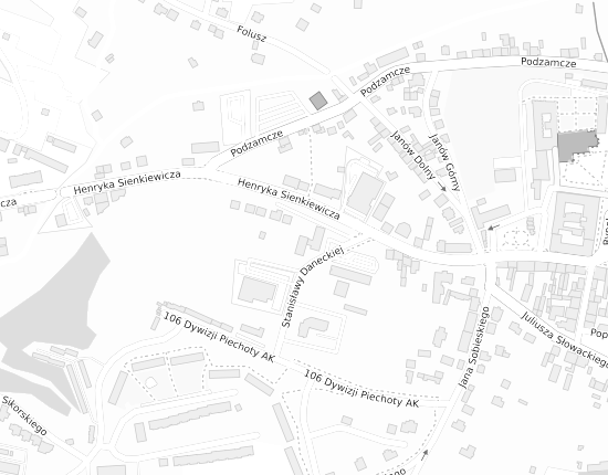 Mapa z adresem organizacji