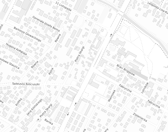 Mapa z adresem organizacji
